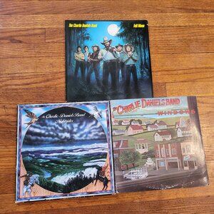 The Charlie Daniels Band Vinyl LOT Full Moon, Windows, Nightrider LP Epic LPC